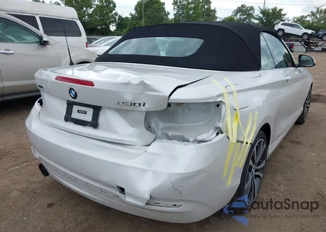 2018 BMW 230I xDrive z USA, uszkodzony, nr VIN WBA2K1C51JVB64541
